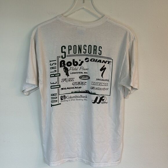 2008 Tour De Blast Mount St Helens Bike Race T-Shirt Size Medium - Picture 5 of 6